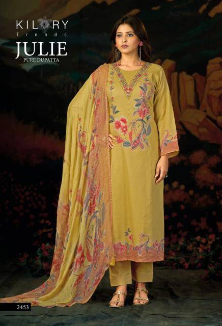 Kilory julie Designer dress material wholesale in Mumbai
